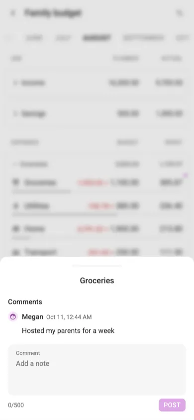 A comment thread (mobile)
