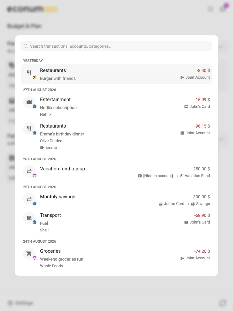 The search (tablet)
