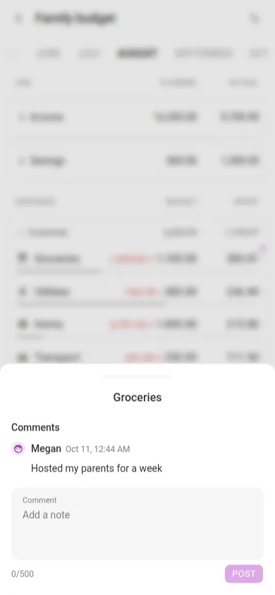 The comment thread as a bottom sheet on a phone